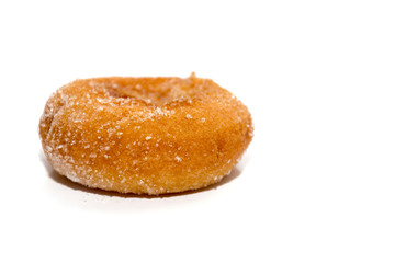Fototapeta premium donut on white plate isolated on white
