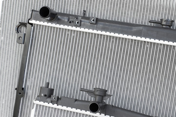 Fototapeta premium Engine cooling radiators