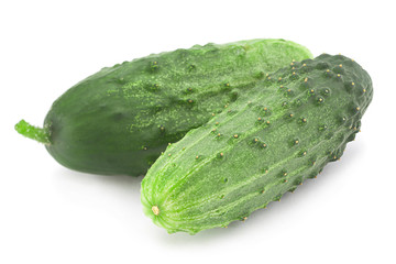 Cucumber vegetable  on white
