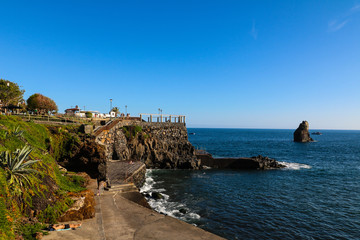 LIDO und Lido-Promenade in Funchal auf der Insel Madeira, Portugal