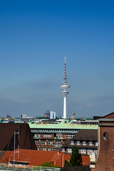 Obraz premium Blick über Hamburg