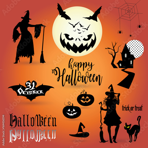 halloween party set halloween pumpkin christmas hat halloween party full moon - Halloween Symbols For Kids halloween party set halloween pumpkin christmas hat halloween party full moon - Halloween Symbols For Kids