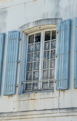 Fototapeta na wymiar old french window