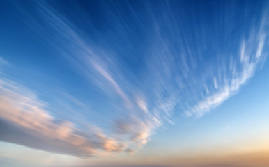 Obraz premium Sunrise and sunset