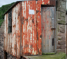 old fisherman's hut at St. Abbs harbour