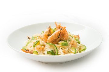 Risotto gamberi e zucchine © Alessio Orrù