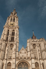 Tower of the Cathedral of Our Lady (Onze-Lieve-Vrouwekathedraal).