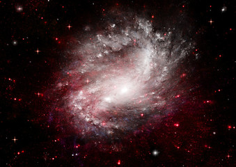 galaxy in a free space
