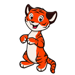 Cartoon Baby Tiger Cub