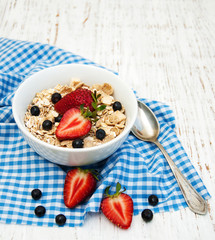 Bowl with muesli