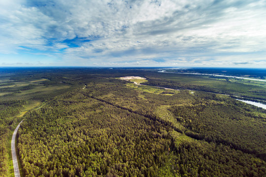 Lielupe River Middle Reaches, Latvia.