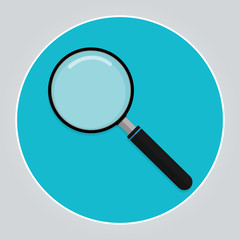 magnifying glass vector