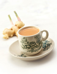 Asian drink ginger tea