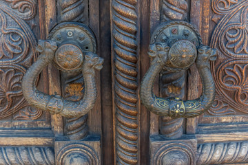 An Ornate Metal Door Knocker