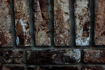 Texture of old brick wall, background.