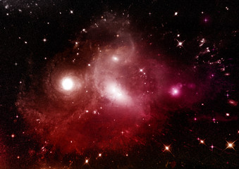 galaxy in a free space