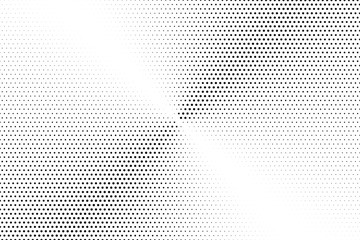 Halftone pattern. Comic background. Dotted retro backdrop with circles, dots. Design element for web banners, posters, cards, wallpapers, sites. Pop art style. Vector illustration. Black and white