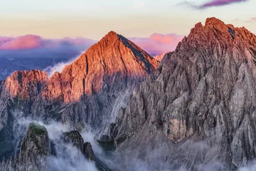 Foto auf Acrylglas Amazing Mountains. Highlands of the Karwendel in the Alps © andiz275