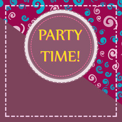 Template for Child Party Flyer Print