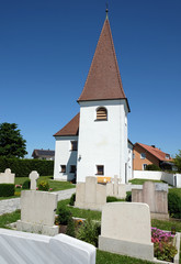 Fototapeta na wymiar Kirche in Schweigersdorf
