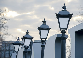 Beautiful street lights