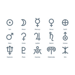 Astronomical Vector Symbols