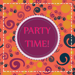 Cover Templete in orange color