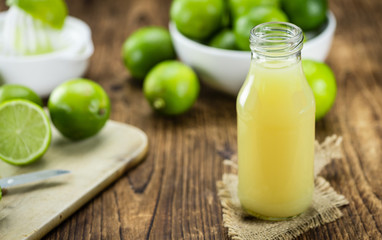 Fresh made Lime Juice