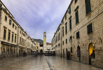 Fototapeta na wymiar Old Town - Dubrovnik, Croatia
