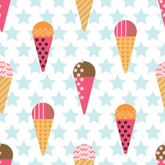 Seamless pattern in vector