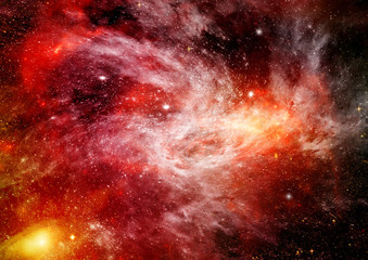 galaxy in a free space