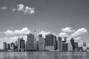 panoramic views of the New York City Manhattan