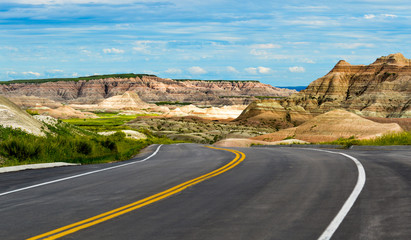 Road into the Badlands