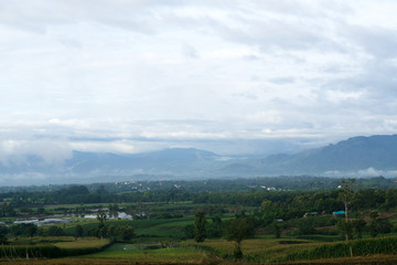 Naklejka premium High altitude photos from Amphoe Phop Phra, Tak province, Thailand