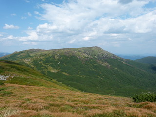 Fototapeta na wymiar Beautiful view of the landscape in the mountains of the Carpathians Ukraine