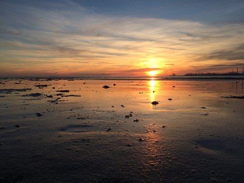 Couch&eacute; soleil Plage Vasouy Calvados
