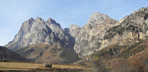 Towers of Ingushetia. Ancient architecture and ruins
