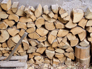Holzstapel 