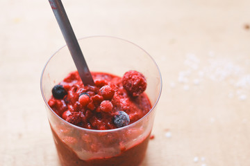 forest fruit dessert