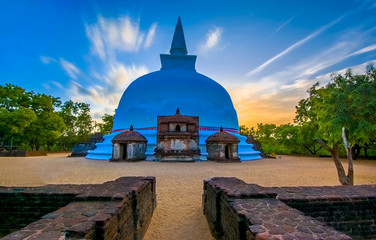 HDR Photography Of The Ruins Of Polonnaruwa, Sri Lanka. Polonnaruwa Is The Second Most Ancient Of Sri Lankas Kingdoms - obrazy, fototapety, plakaty