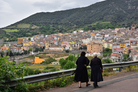 Orgosolo in Sardinien
