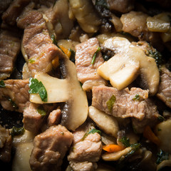 Stufato di manzo e champignon