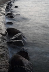Stones in sea mist 2