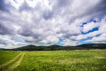 Wolkenlandschaft in Kroatien