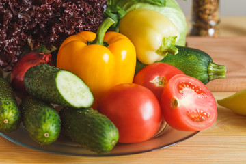 Different products at the kitchen