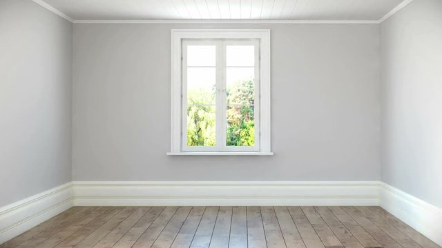 Wohnzimmereinrichtung - Konzept - Skandinavisches, nordisches Wohnzimmer - Loop