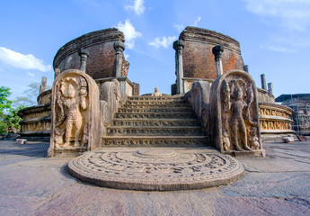Ruins Of Polonnaruwa, Sri Lanka. Polonnaruwa Is The Second Most Ancient Of Sri Lankas Kingdoms