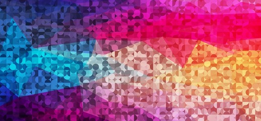 Abstract mulicolor background with circles shapes