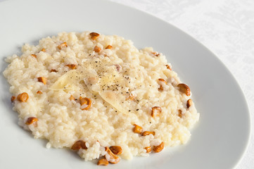 risotto with chanterelles
