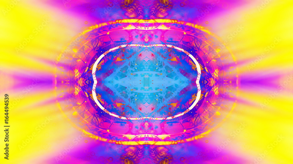 Leinwandbilder fresh modern style design backround with abstract multicolor layered pattern.
